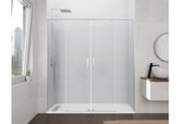 Mampara de Ducha - TWENTY SPAZIO - 2 FIJOS + 2 PUERTAS CORREDERAS - BañoClick